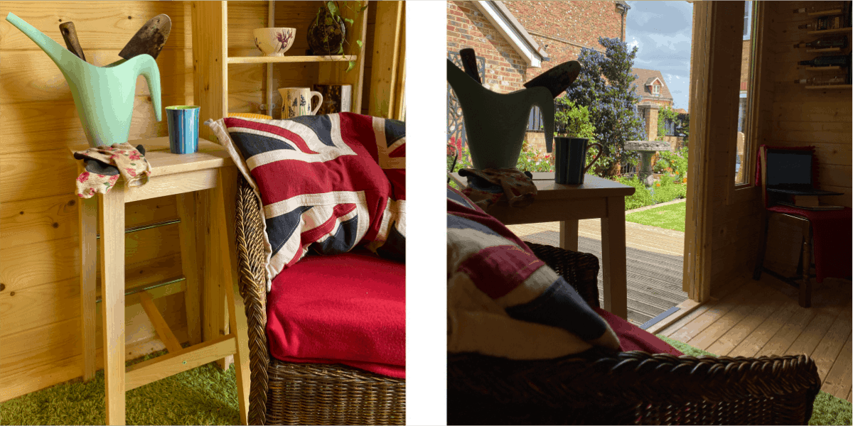 Summer house gardeners rest
