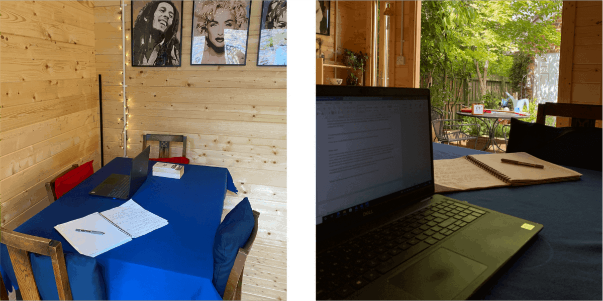 Summer house office space